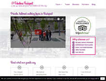 Tablet Screenshot of fabulousbudapest.com